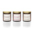 Amber Glow Candle Trio