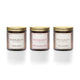 Amber Glow Candle Trio