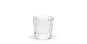 Mini Cut Glass Votive - Clear