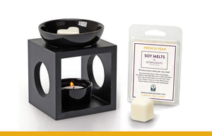 DL Soy Melt Burner and French Pear Melts (Square)