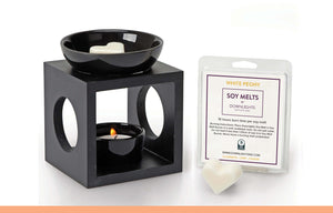 Heart Soy Melts and Burner White Peony