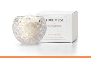 Luxury Medi Soy Candles White Peony